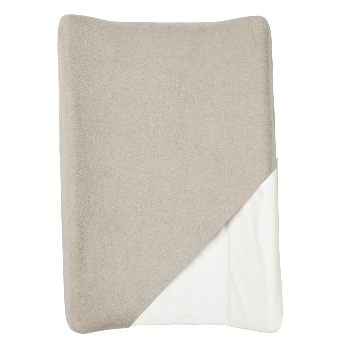 Housse de matelas à langer en éponge 50x70 cm Taupe -