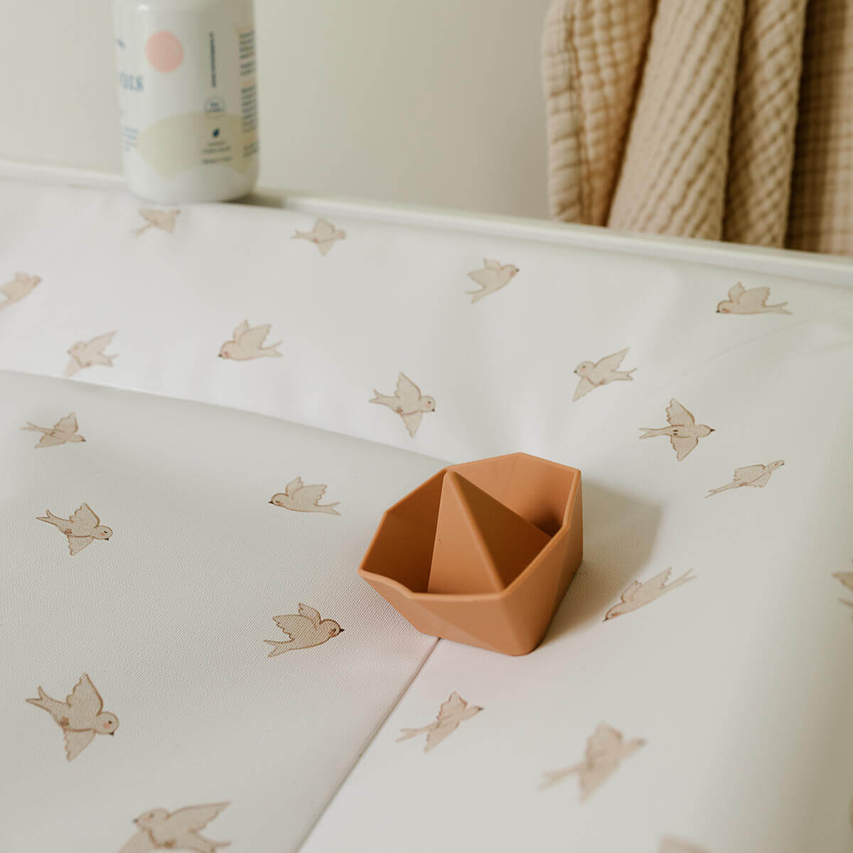 Matelas à langer 50x70 cm Luxe en PVC Oiseaux