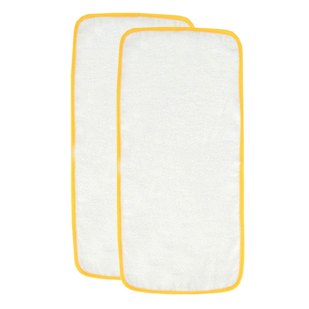 Lot de 2 serviettes à scratch pour matelas à langer Luxe - Jaune - Babycalin