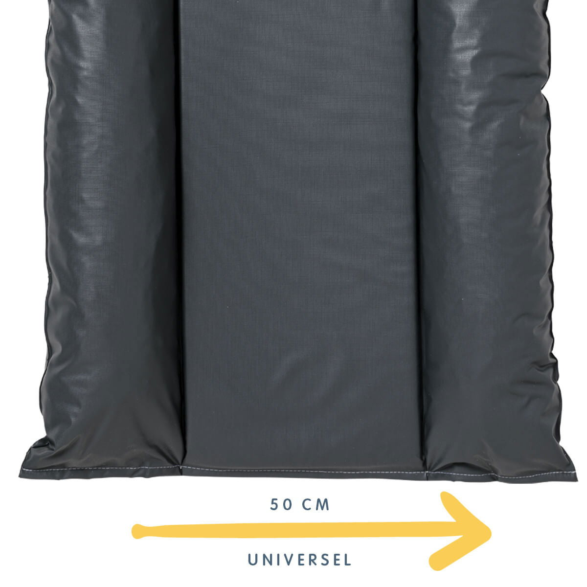 Matelas à langer Flocons 50x70 cm - Gris anthracite -