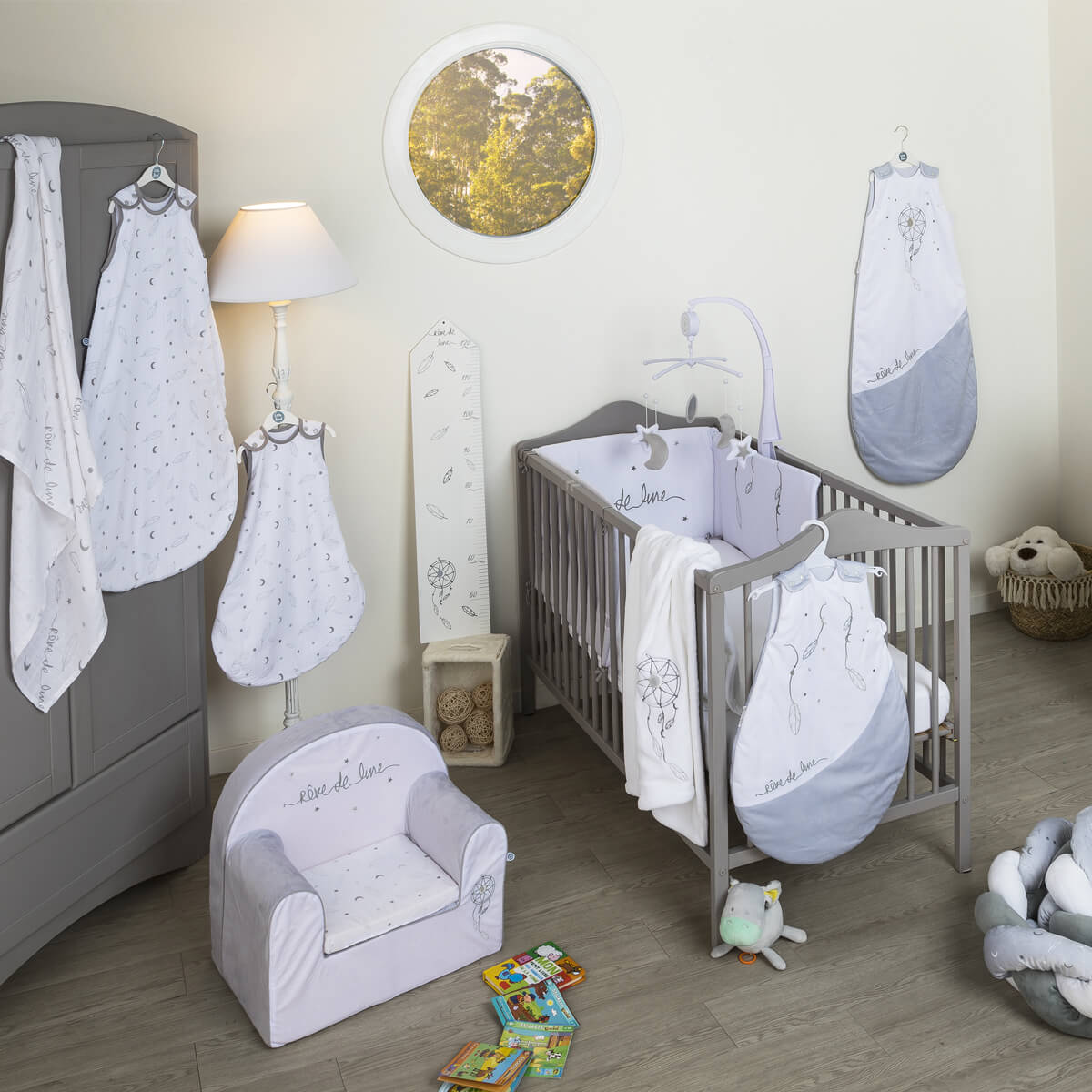 Tour de lit adaptable Attrape Rêve -