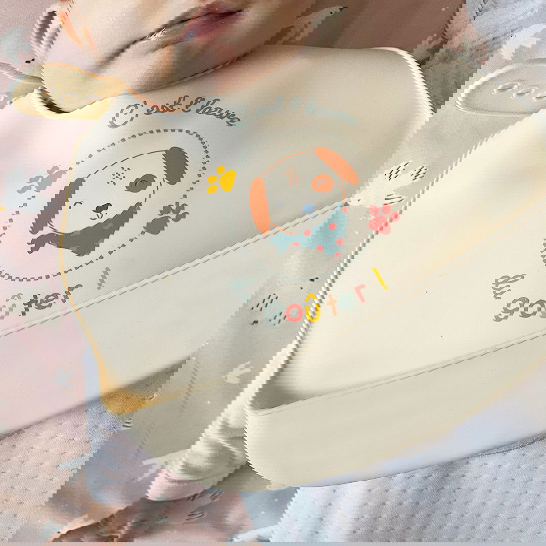Bavoir bébé silicone - BB Malin