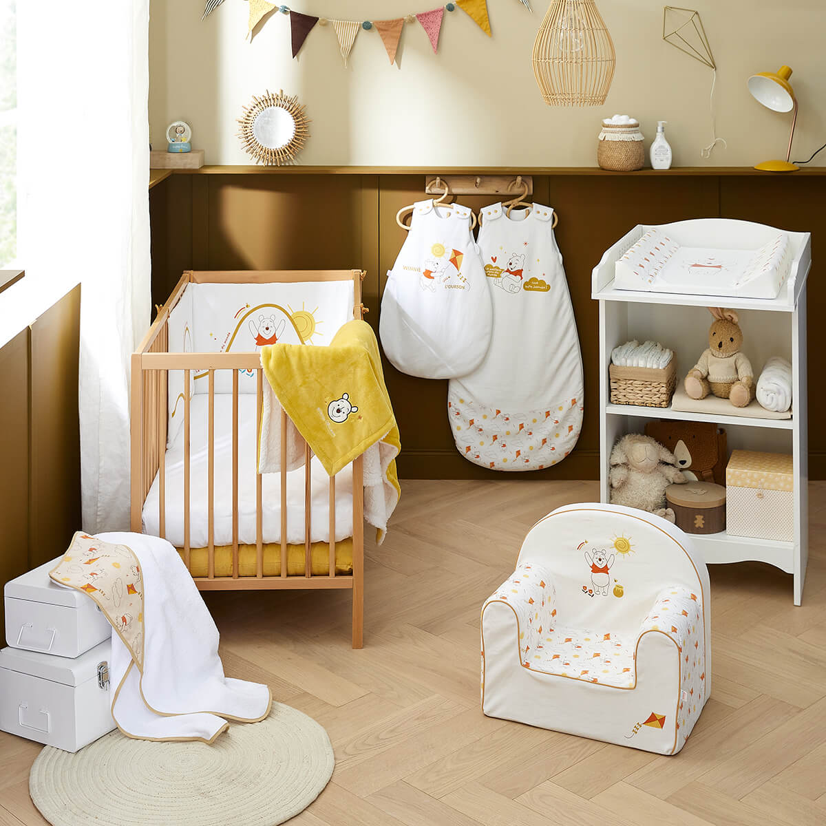 BB Kit - Sommeil naissance Winnie Retro - Couverture + Gigoteuse Hiver