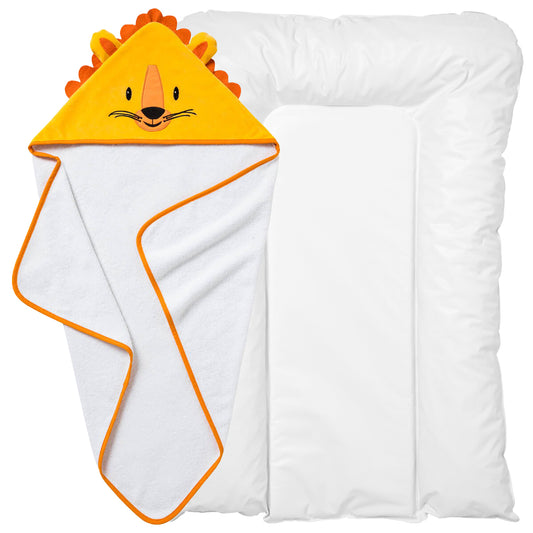 BB Kit hygiène - Matelas à langer + Cape de bain Lion