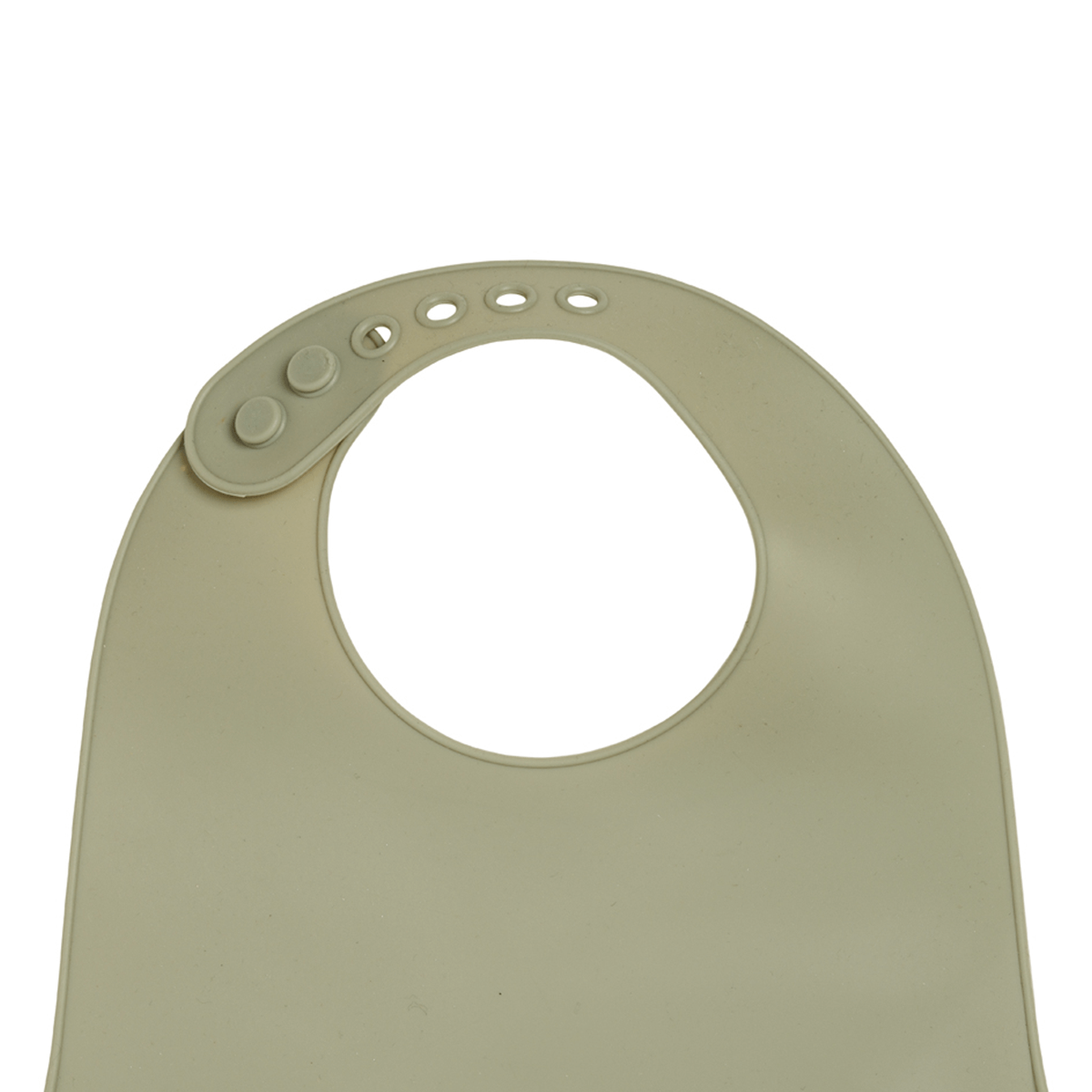 Bavoir bébé 21x30 cm - Bavoir silicone 6 mois - Kaki