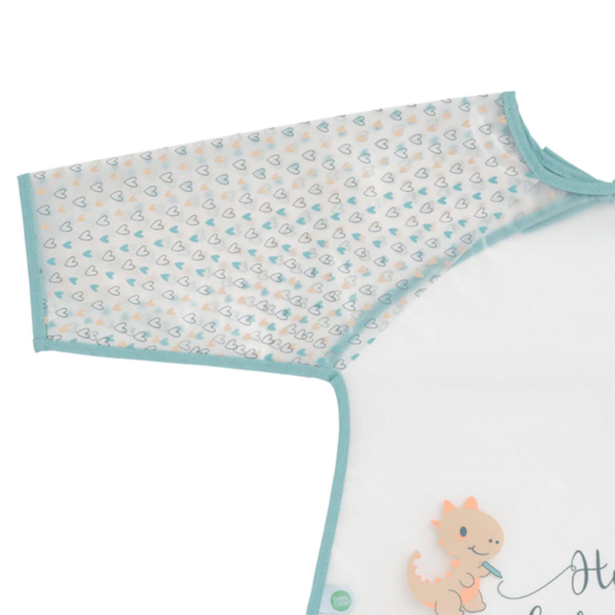 Bavoir bébé 37x42 cm imperméable - Bavoir tablier 12 mois - Dinosaures