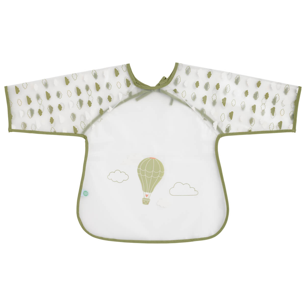 Bavoir bébé 37x42 cm imperméable - Bavoir tablier 12 mois - Montgolfière