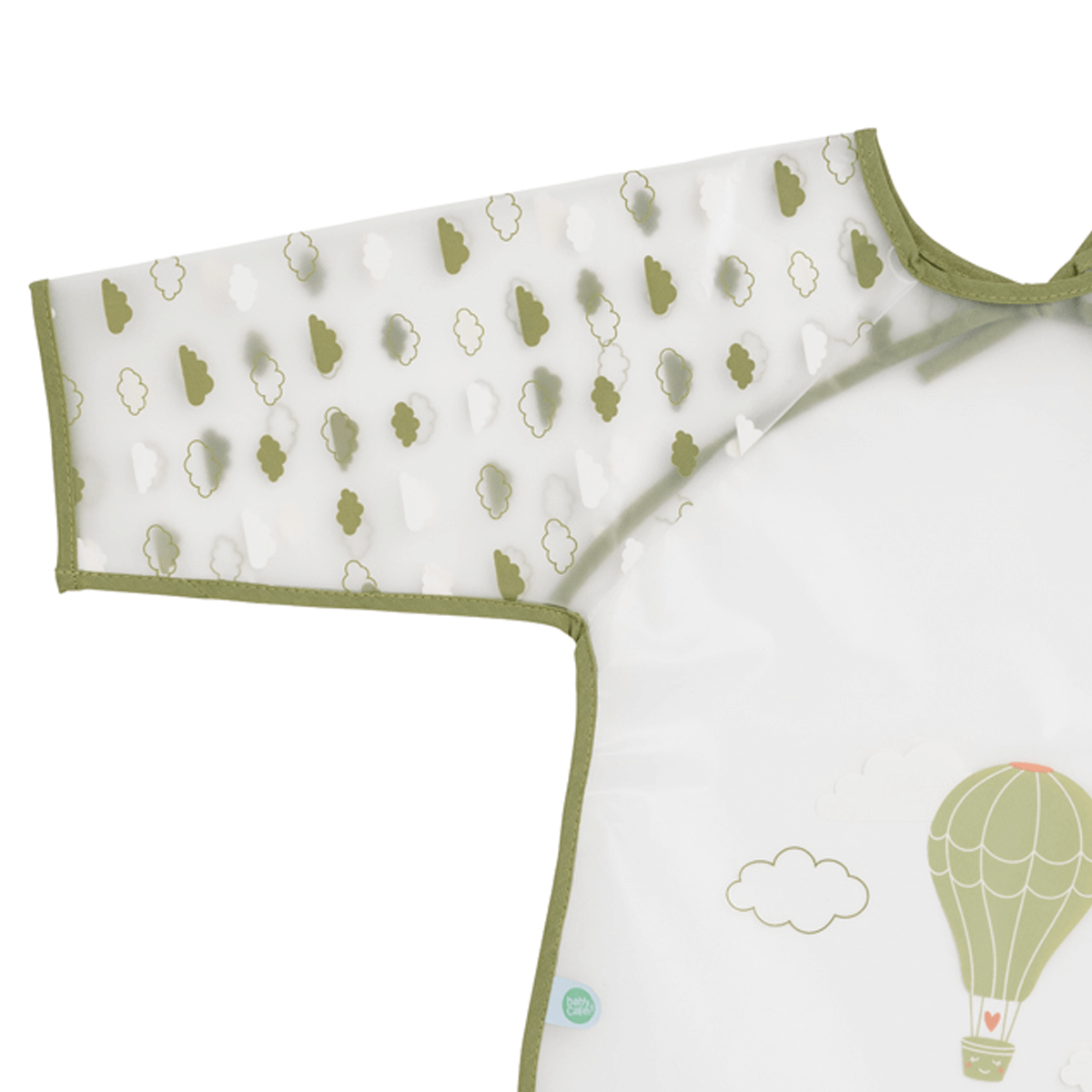 Bavoir bébé 37x42 cm imperméable - Bavoir tablier 12 mois - Montgolfière