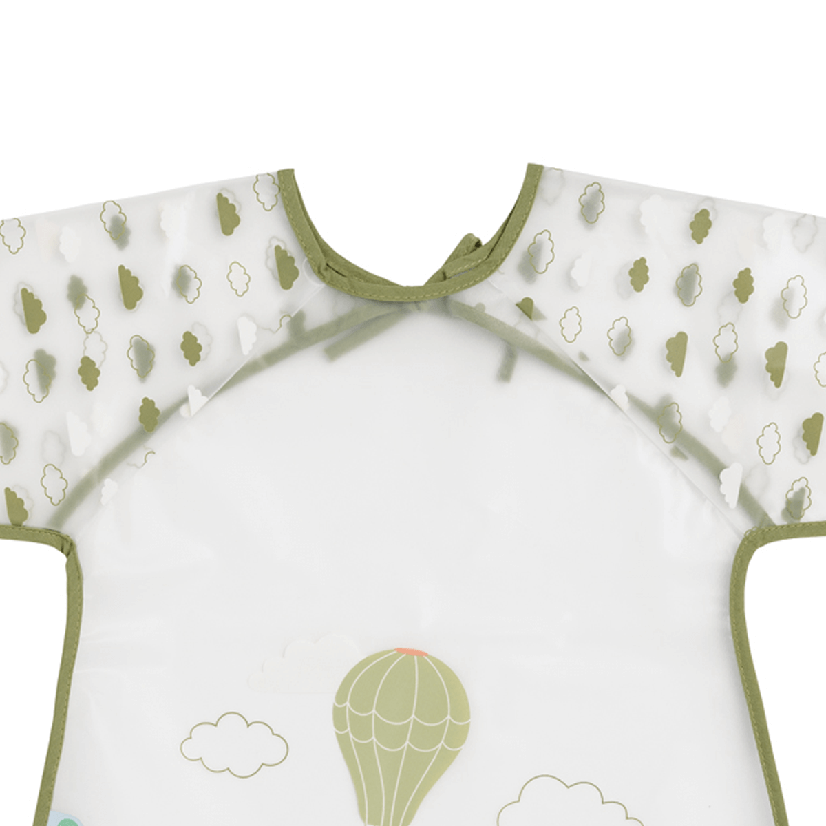 Bavoir bébé 37x42 cm imperméable - Bavoir tablier 12 mois - Montgolfière