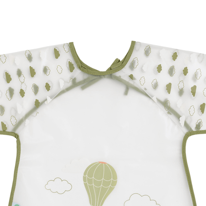 Bavoir bébé 37x42 cm imperméable - Bavoir tablier 12 mois - Montgolfière