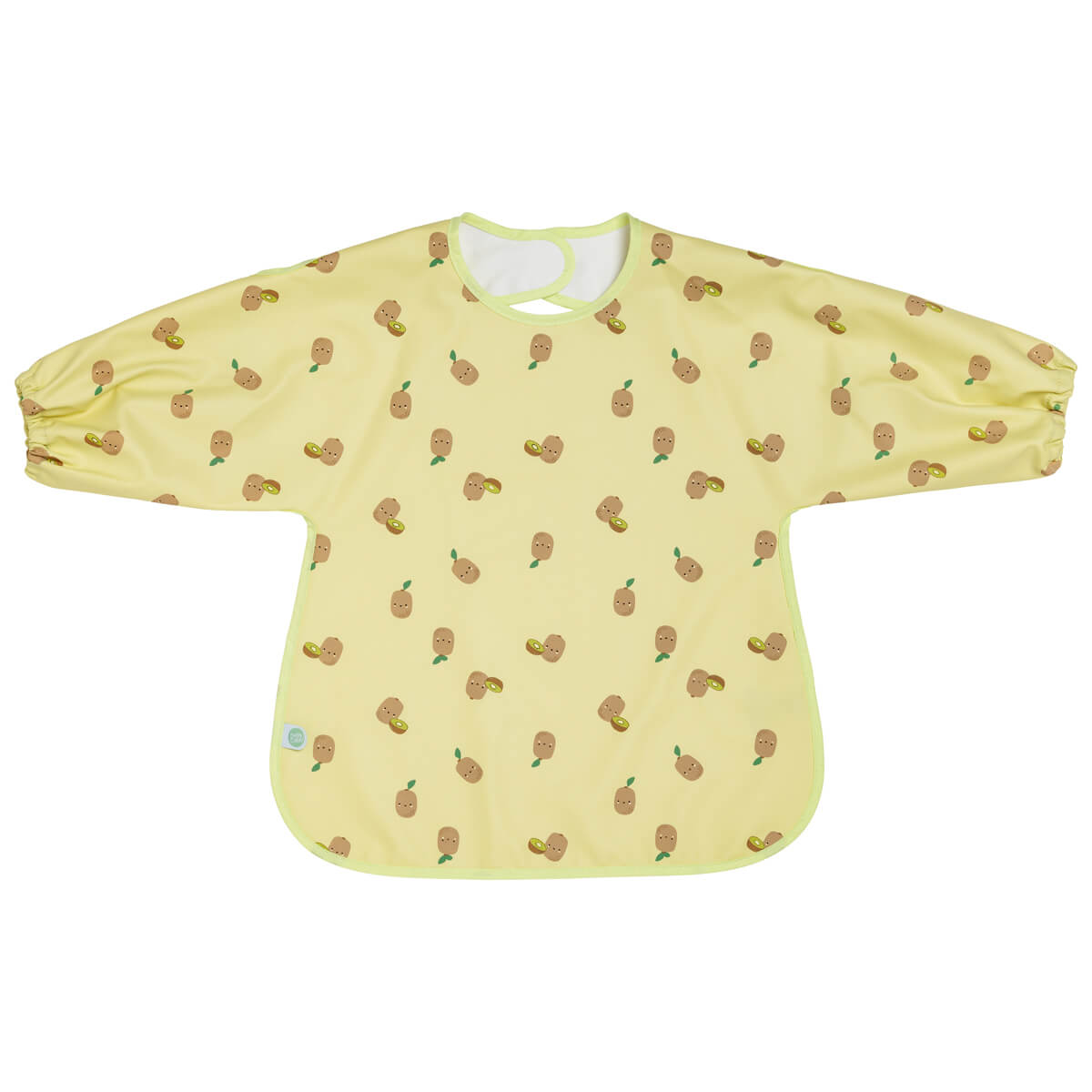 Bavoir bébé 37x42 cm imperméable - Bavoir tablier 12 mois - Fruity Kiwi