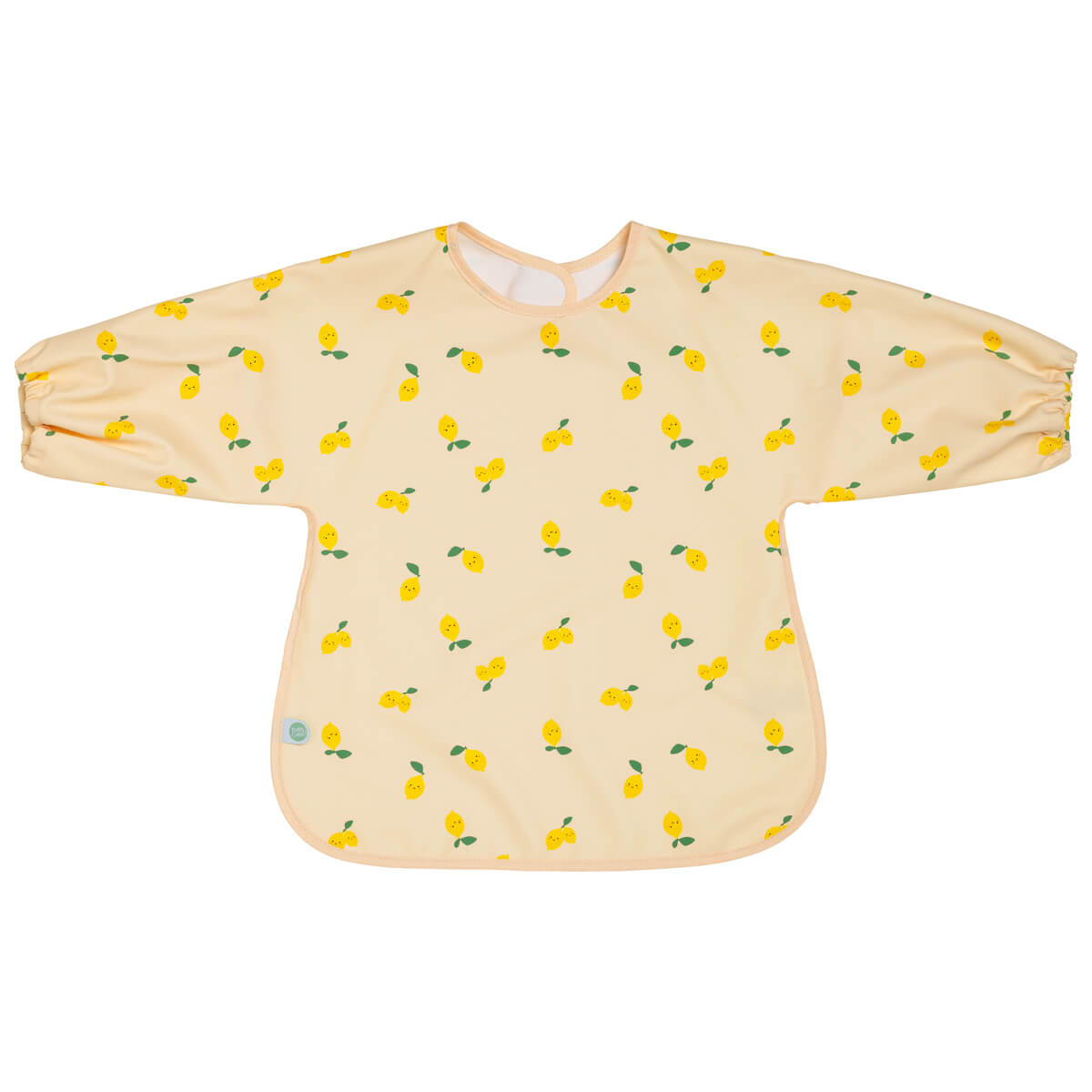 Bavoir bébé 37x42 cm imperméable - Bavoir tablier 12 mois - Fruity Citron