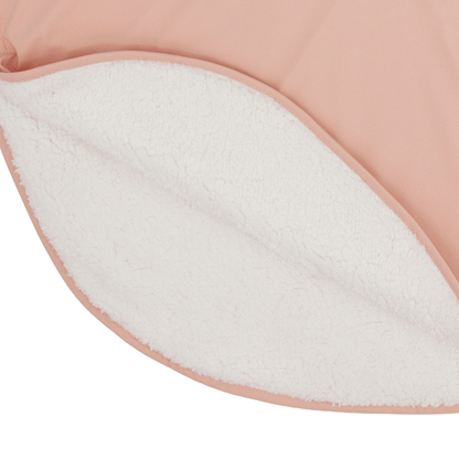 Poncho bébé imperméable - Cape de pluie bébé bi-matière 9-36 mois - Rosée Cœur
