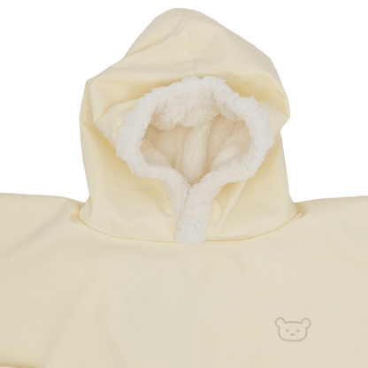 Poncho bébé Malin imperméable - Cape de pluie bébé bi-matière 9-36 mois - Sable Ourson