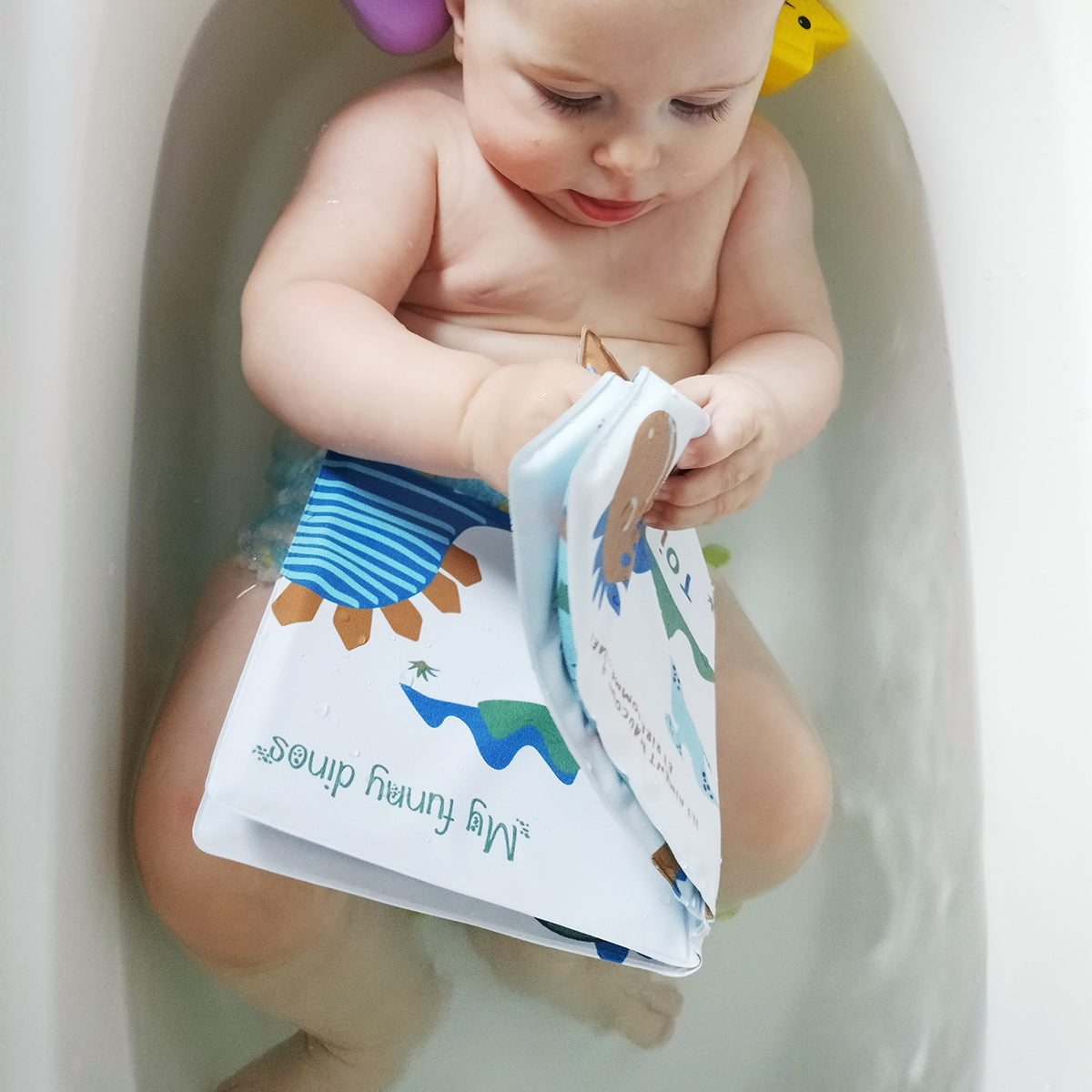 BB Kit - Eveil Funny Dino - Livre de bain + Tapis de jeu