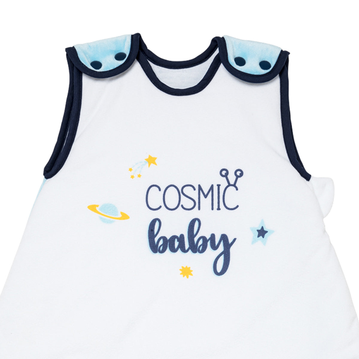 BB Kit - Sommeil naissance Cosmic Etoiles Bleues - Draps-Housse + Gigoteuse Hiver