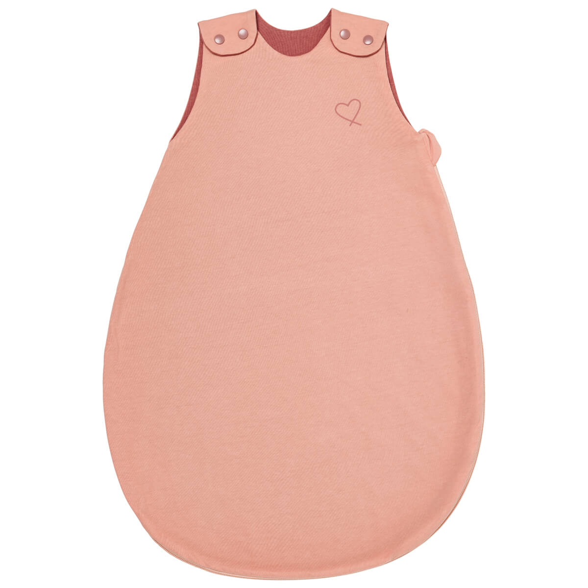 Gigoteuse été 0-6 mois 65 cm - Gigoteuse Tog 0,5 pour bébé - Rosée Cœur