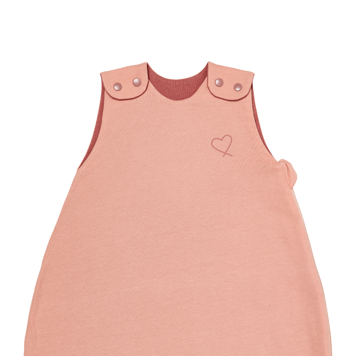 Gigoteuse été 0-6 mois 65 cm - Gigoteuse Tog 0,5 pour bébé - Rosée Cœur