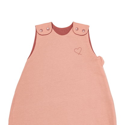 Gigoteuse été 0-6 mois 65 cm - Gigoteuse Tog 0,5 pour bébé - Rosée Cœur