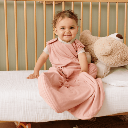 Gigoteuse été 6-24 mois 90 cm - Gigoteuse Tog 0,5 pour bébé - Rosée Cœur