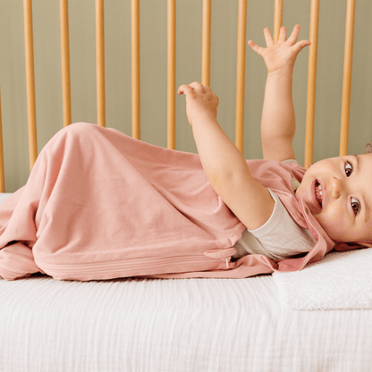 Gigoteuse été 6-24 mois 90 cm - Gigoteuse Tog 0,5 pour bébé - Rosée Cœur