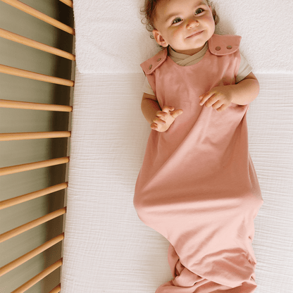Gigoteuse été 6-24 mois 90 cm - Gigoteuse Tog 0,5 pour bébé - Rosée Cœur