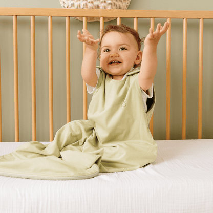 Gigoteuse été 6-24 mois 90 cm - Gigoteuse Tog 0,5 pour bébé - Tilleul Trèfle