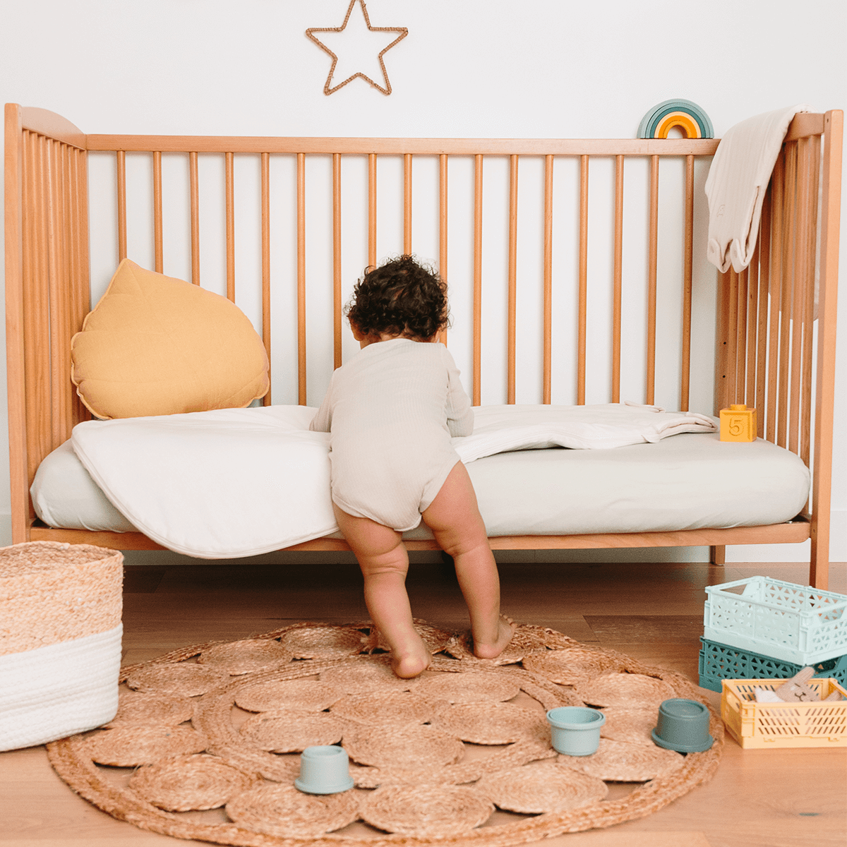 Gigoteuse hiver 6-36 mois 110 cm - Gigoteuse Tog 3,5 pour bébé - Sable Ourson