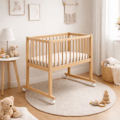 Drap-housse bébé 45x85 cm - Drap housse berceau - Uni Jersey Blanc