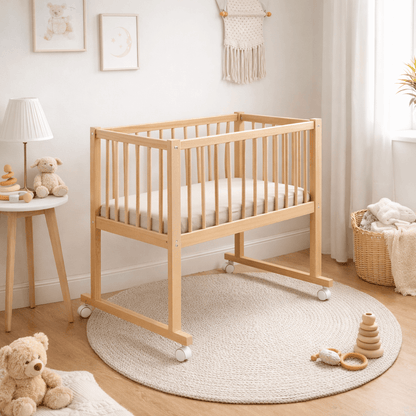 Drap-housse bébé 45x85 cm - Drap housse berceau - Uni Jersey Écru