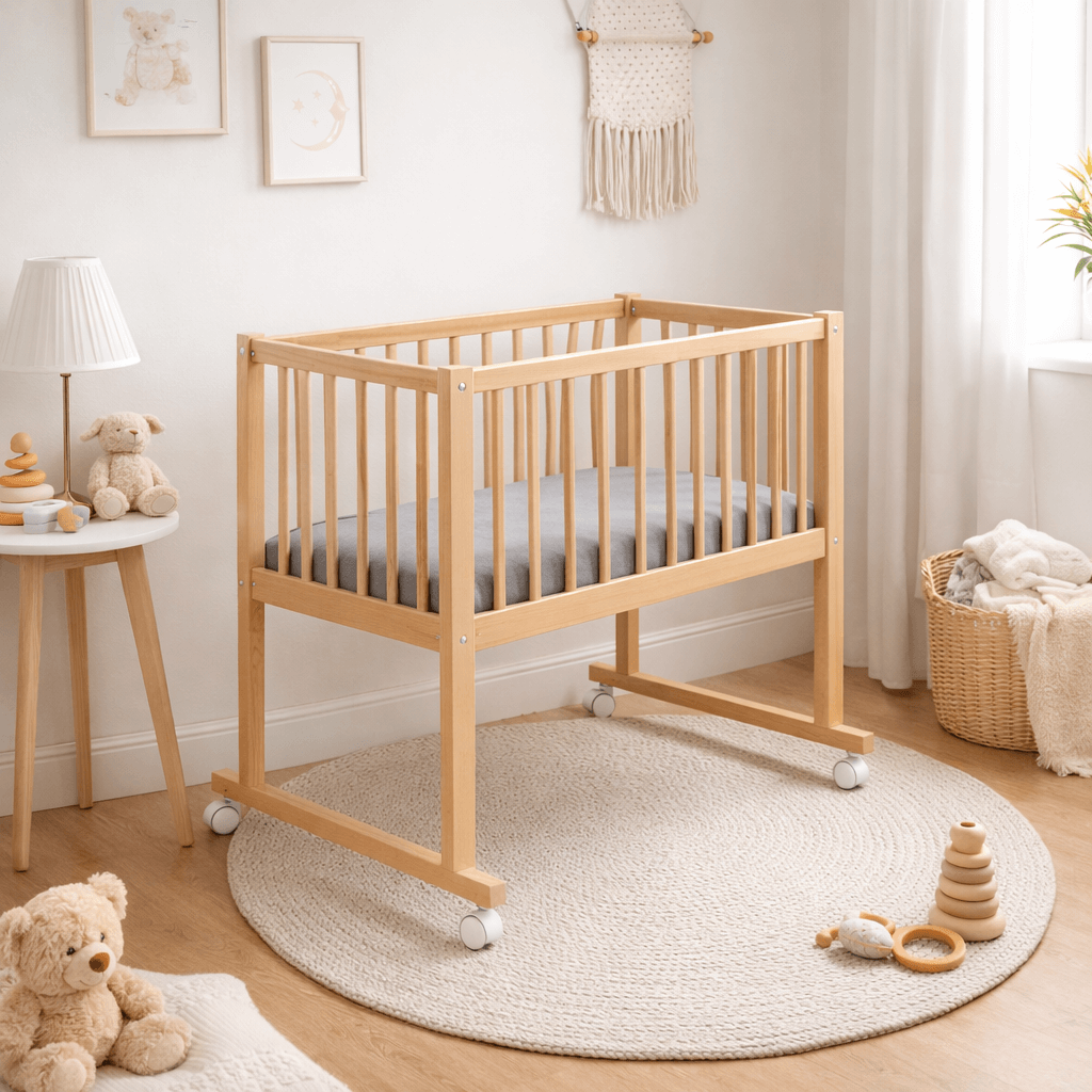 Drap-housse bébé 45x85 cm - Drap housse berceau - Uni Jersey Gris