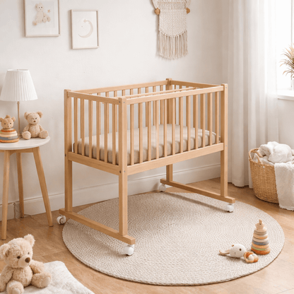 Drap-housse bébé 45x85 cm - Drap housse berceau - Uni Jersey Taupe