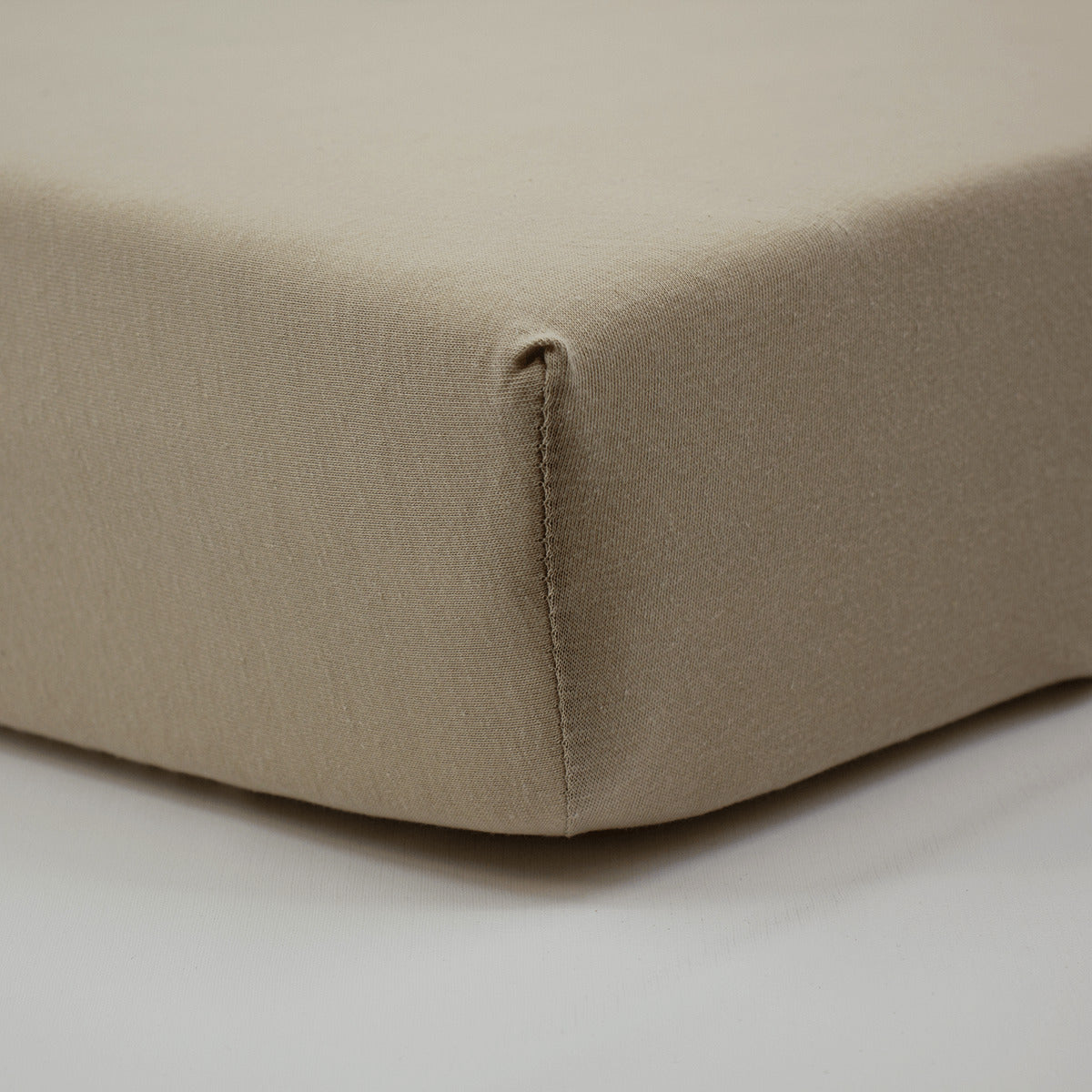Drap-housse bébé 45x85 cm - Drap housse berceau - Uni Jersey Taupe