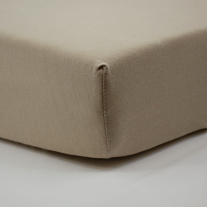 Drap-housse bébé 45x85 cm - Drap housse berceau - Uni Jersey Taupe
