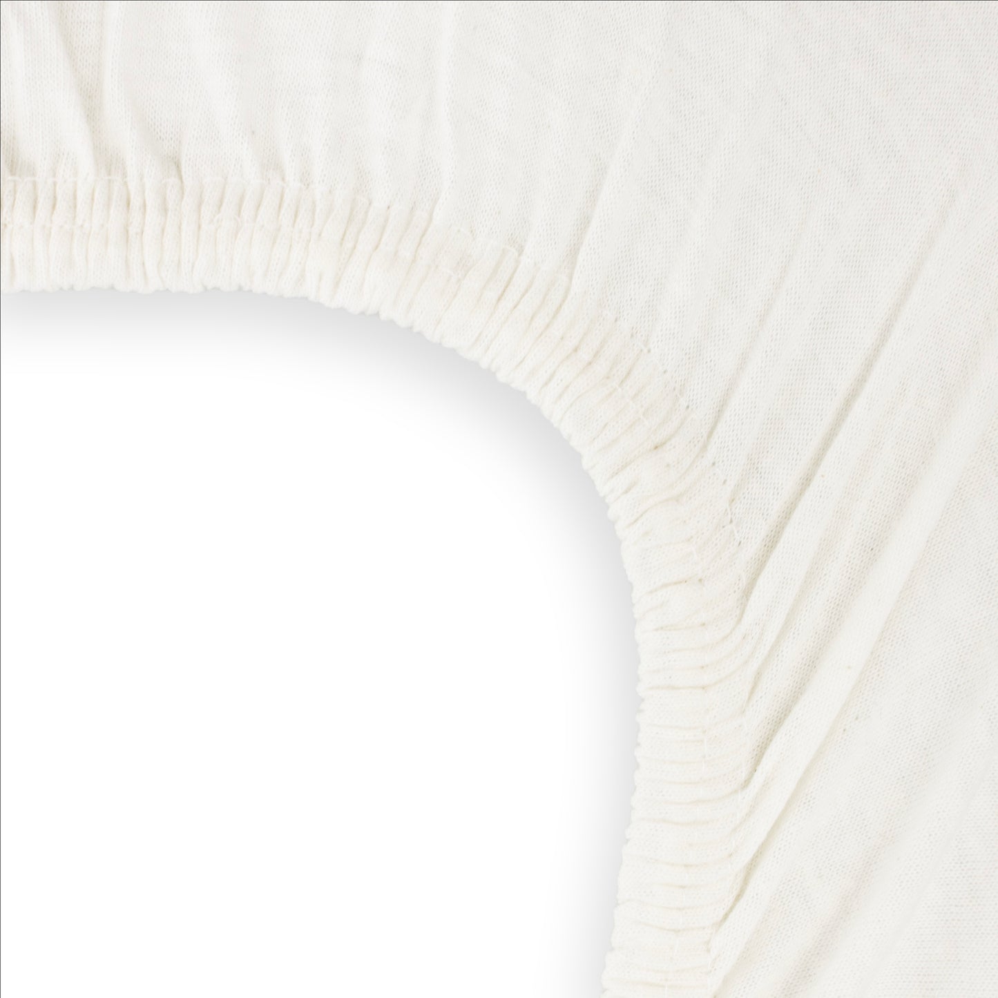 Drap housse uni 40x80 cm - Ecru - BB Malin élastique