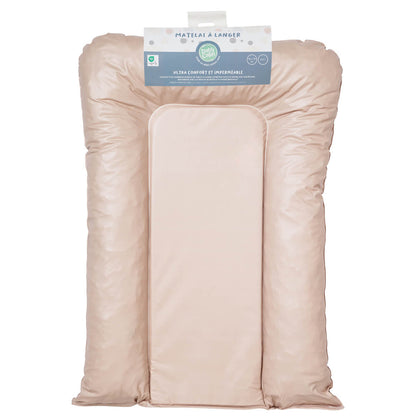 Matelas à langer 50x70 cm Flocons en PVC Noisette