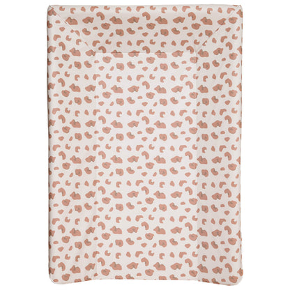 Matelas à langer Luxe 50x70 cm avec tétière - Matelas à langer pour bébé en PVC - Léopard