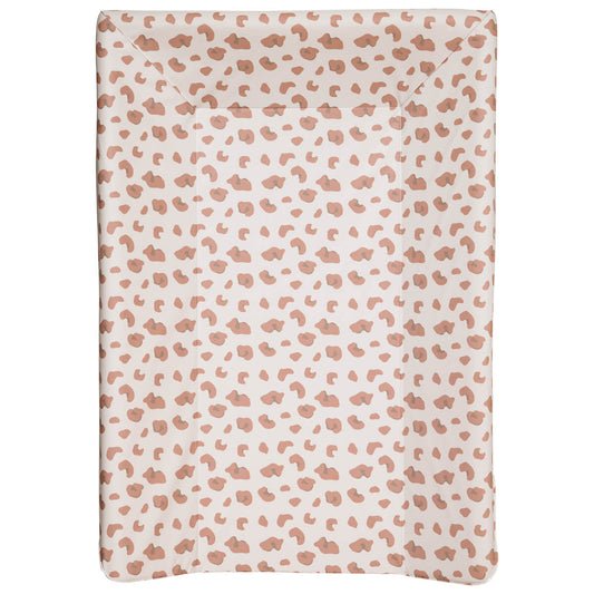Matelas à langer Luxe 50x70 cm avec tétière - Matelas à langer pour bébé en PVC - Léopard