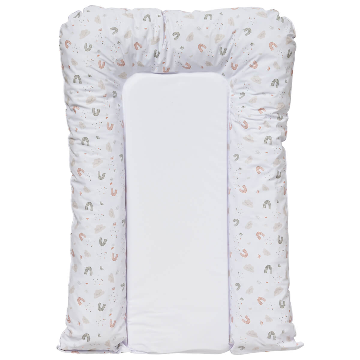 Matelas à langer Flocons 50x70 cm - Matelas à langer pour bébé en PVC - Arc en ciel