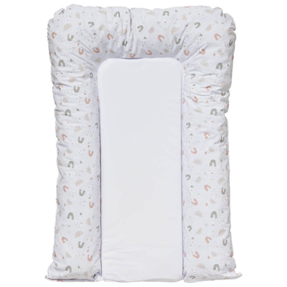 Matelas à langer Flocons 50x70 cm - Matelas à langer pour bébé en PVC - Arc en ciel