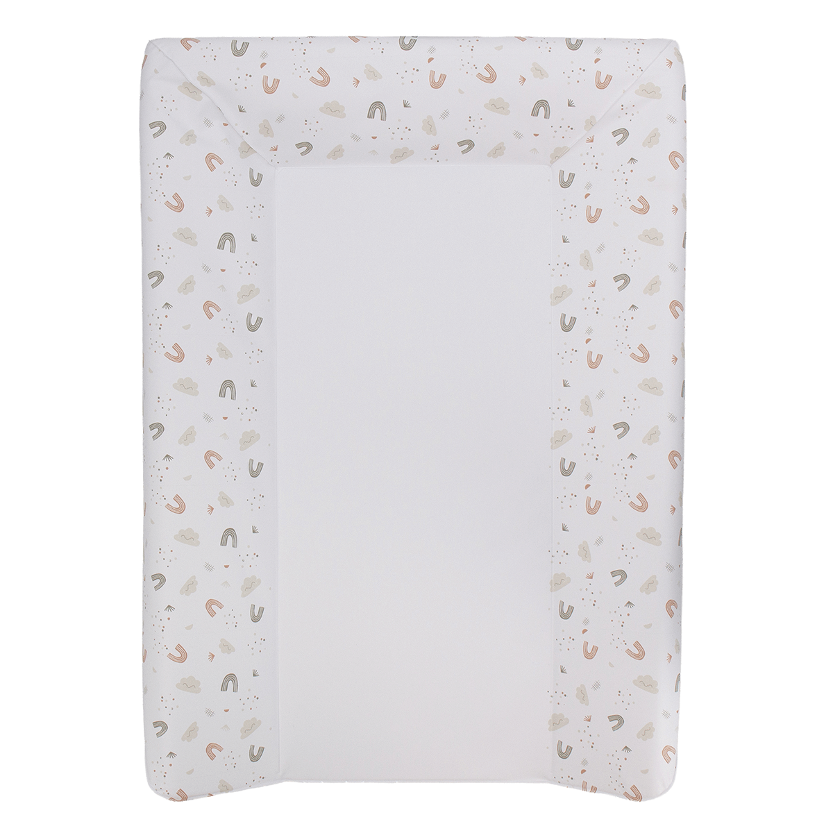 Matelas à langer Luxe 50x70 cm avec tétière - Matelas à langer pour bébé en PVC - Arc en Ciel