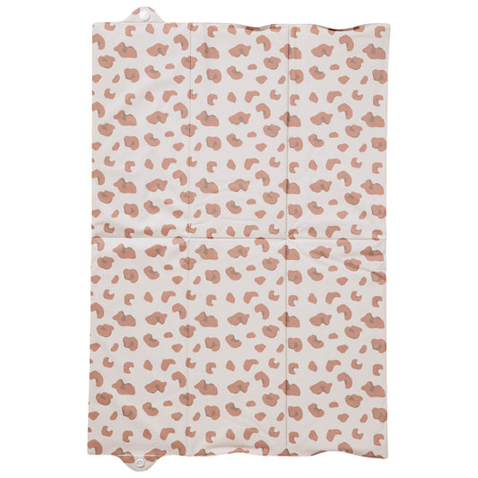 Tapis à langer pliant 40x58 cm - Matelas à langer nomade PVC - Léopard