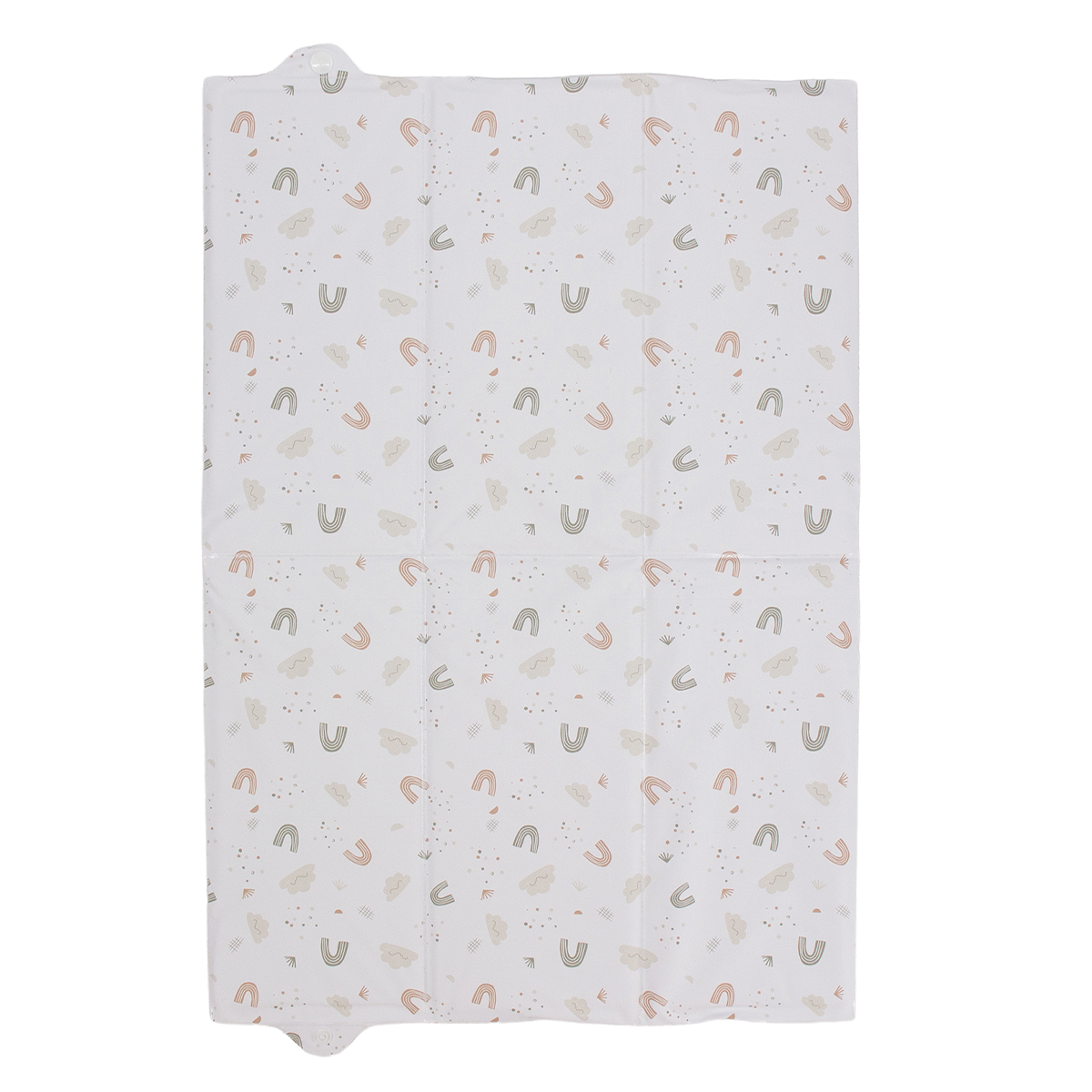Tapis à langer pliant 40x58 cm - Matelas à langer nomade PVC - Arc en ciel