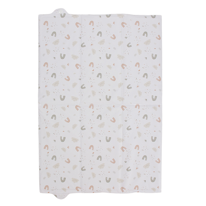 Tapis à langer pliant 40x58 cm - Matelas à langer nomade PVC - Arc en ciel