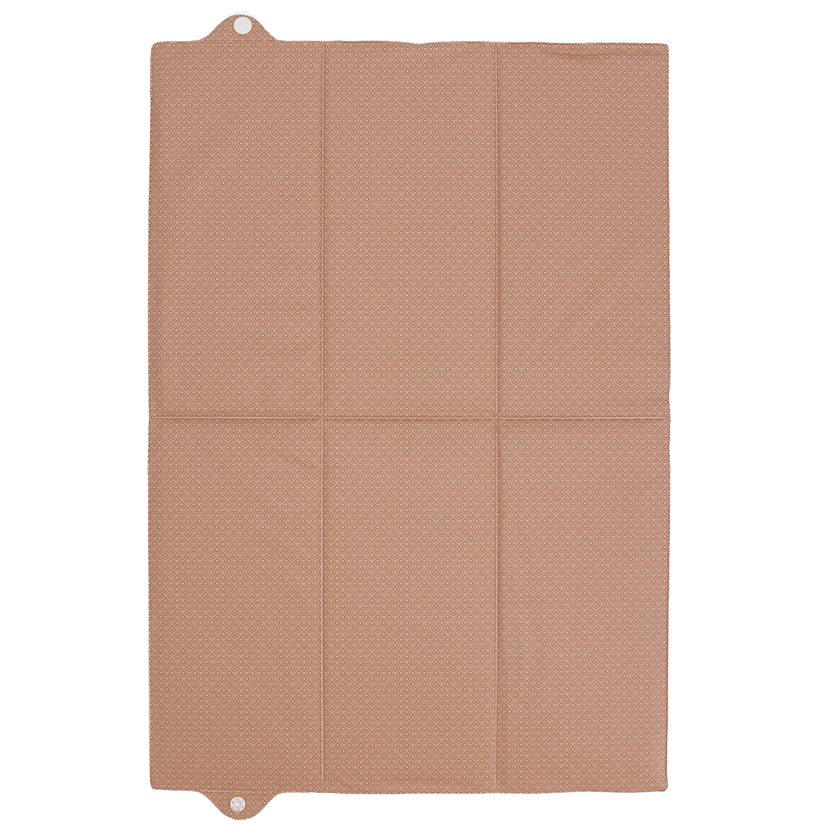 Tapis à langer pliant 40x58 cm - Matelas à langer nomade PVC - Terracotta écailles