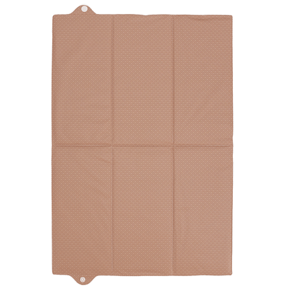 Tapis à langer pliant 40x58 cm - Matelas à langer nomade PVC - Terracotta écailles