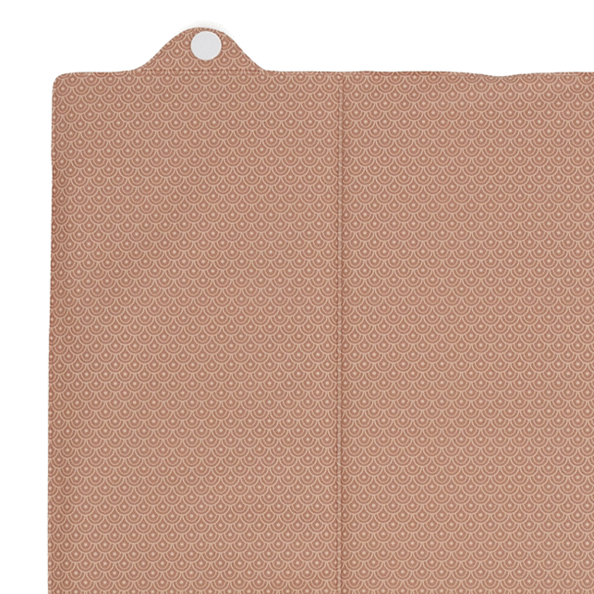 Tapis à langer pliant 40x58 cm - Matelas à langer nomade PVC - Terracotta écailles