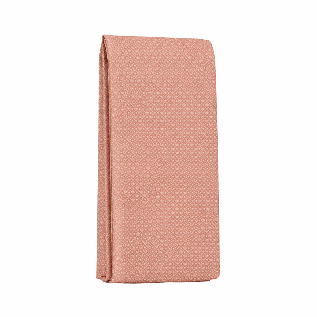 Tapis à langer pliant 40x58 cm - Matelas à langer nomade PVC - Terracotta écailles