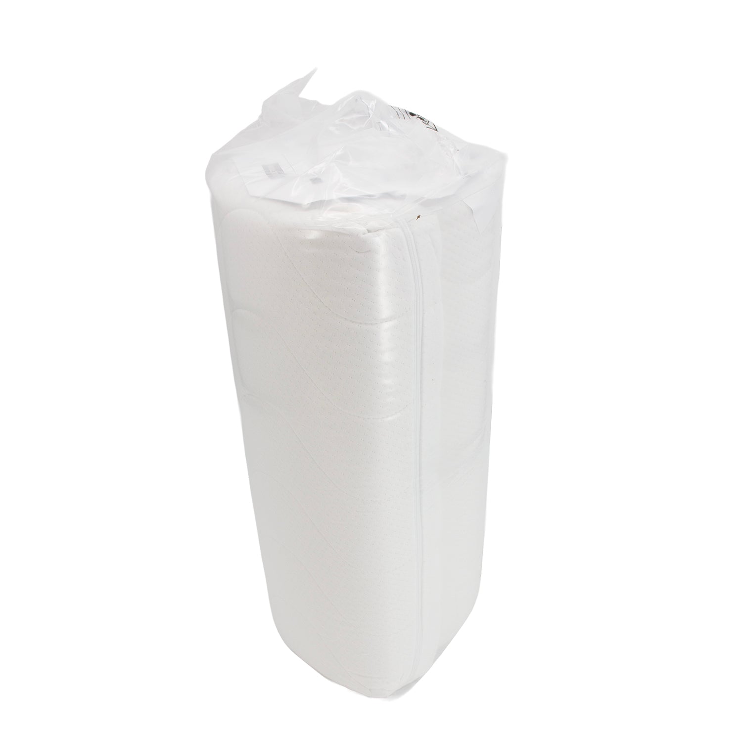 Matelas bébé maxi confort 60x120cm 10 cm, roulé et emballé sous film plastique