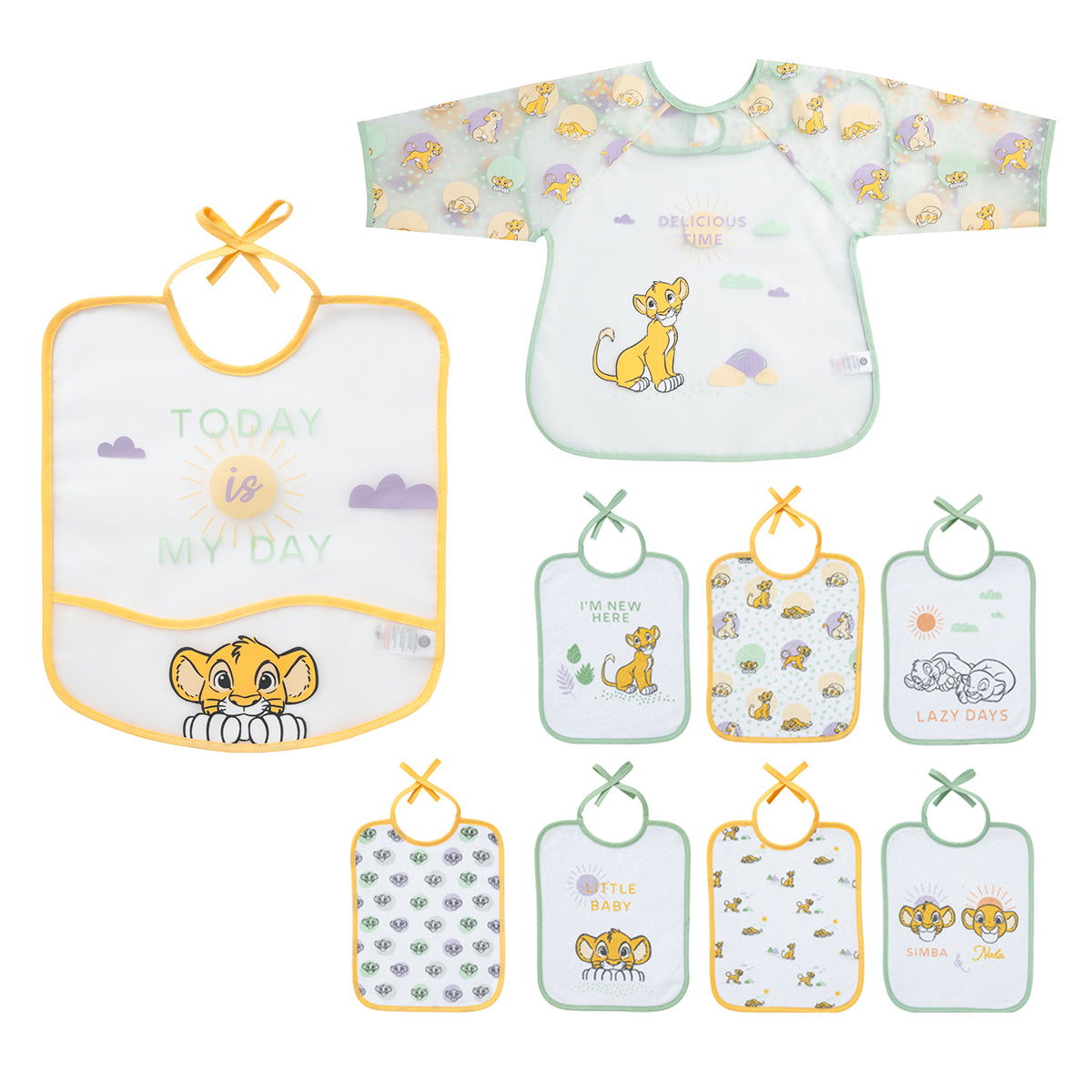 BB Kit - Bavoirs 0-18 mois Roi Lion Cosy Time - Disney Baby